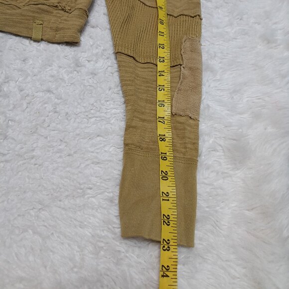 Free People We The Free Women's Patchwork Pullover Long Sleeve Sweater Size M - Picture 6 of 9